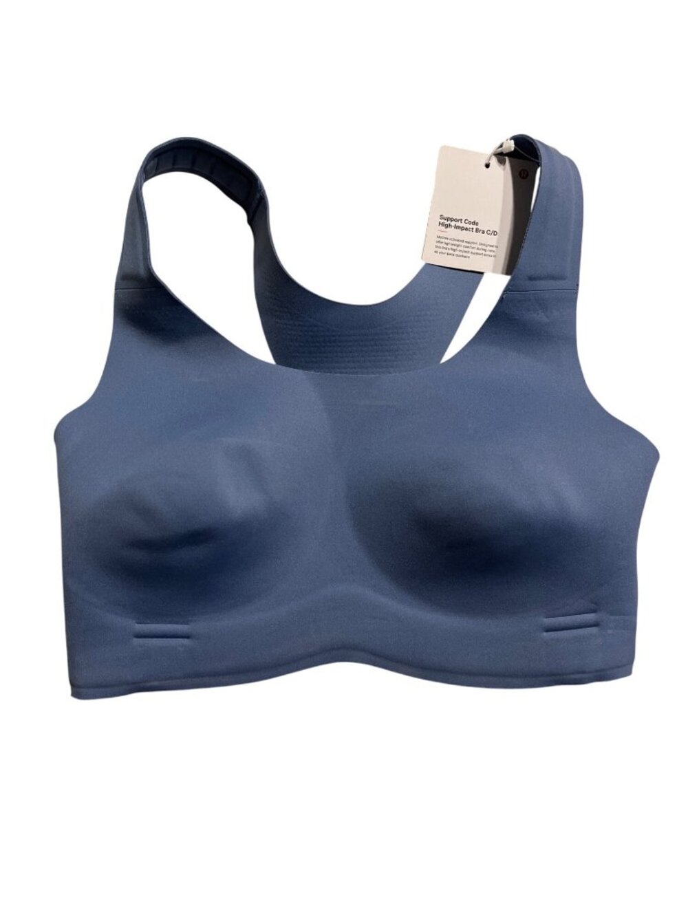 Lululemon Support Code High-Impact Bra C/D Cup XS Washed Denim